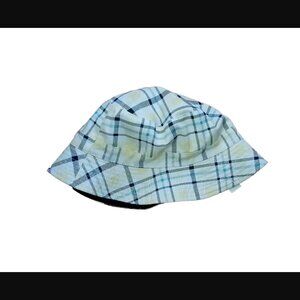 Abound Reversible Plaid And Black OSFM Bucket Hat NWT